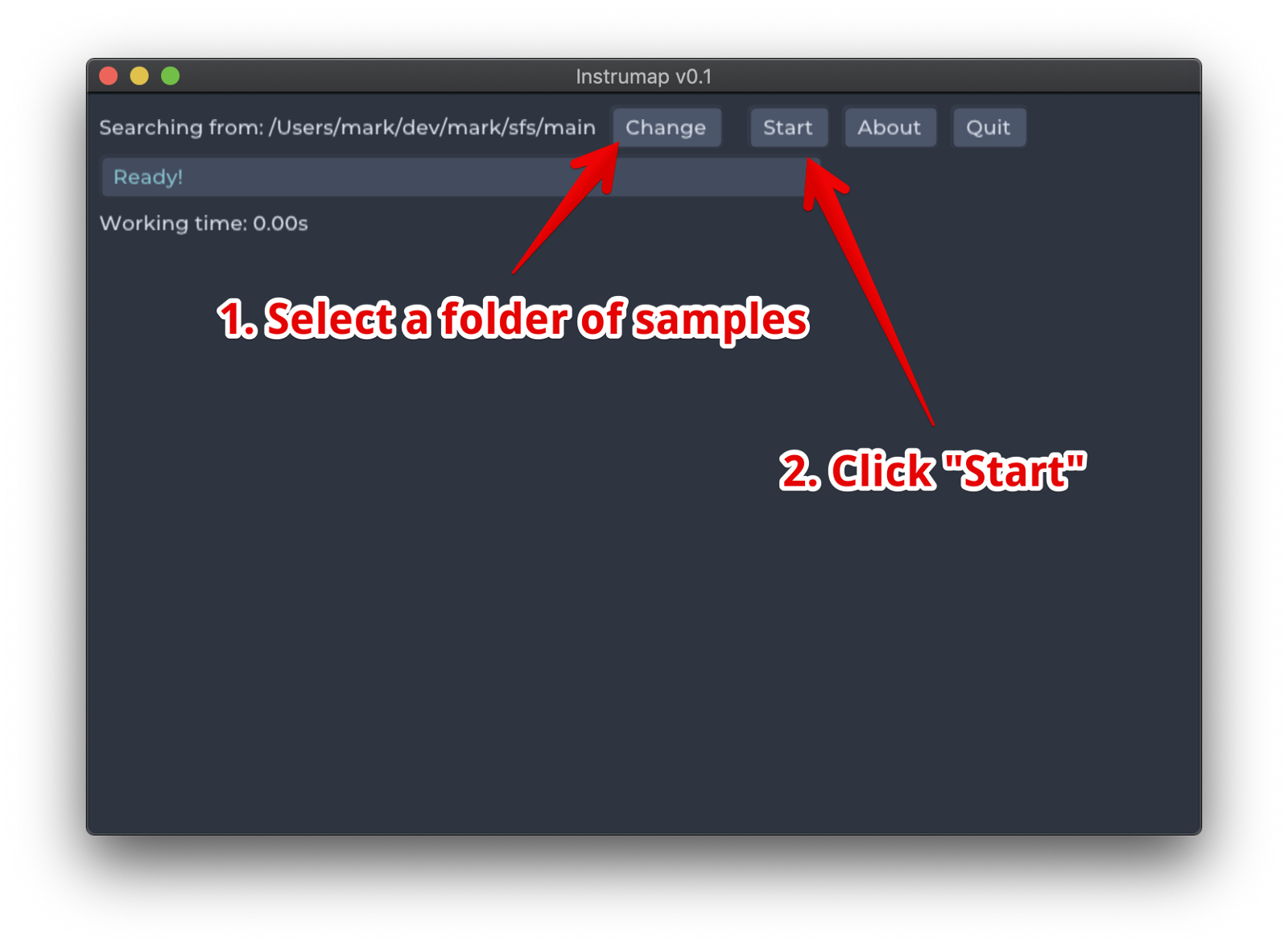 Getting started with Instrumap